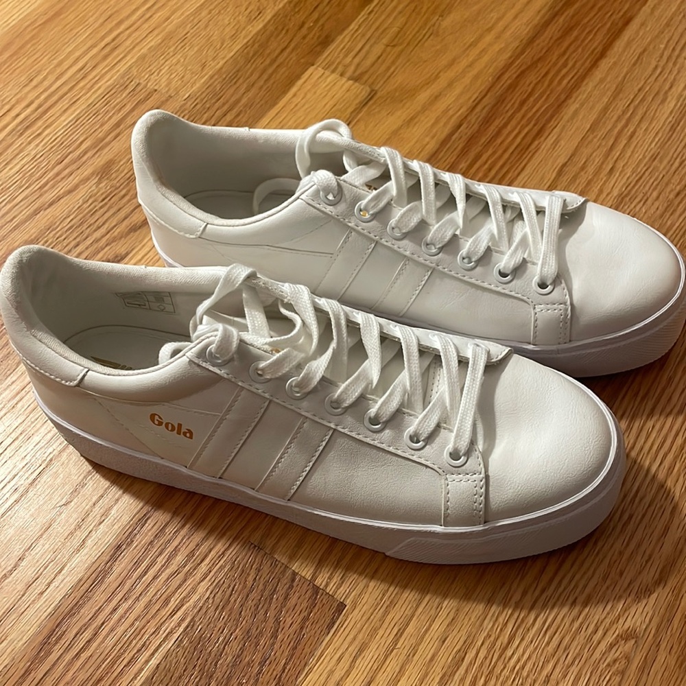 White Gola Orchard Platform Sneaker